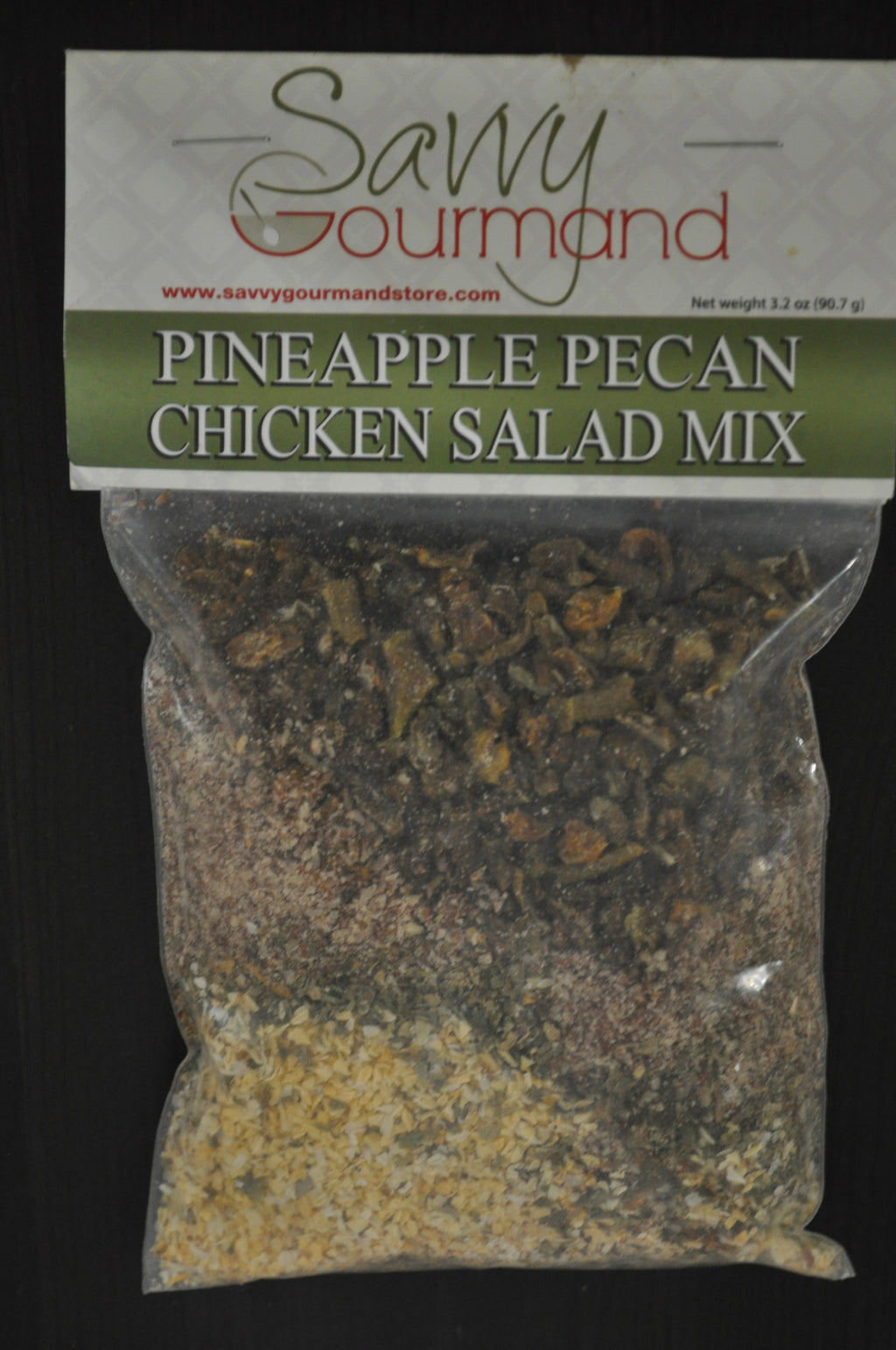 Pineapple Pecan Chicken Salad Cheeseball Mix