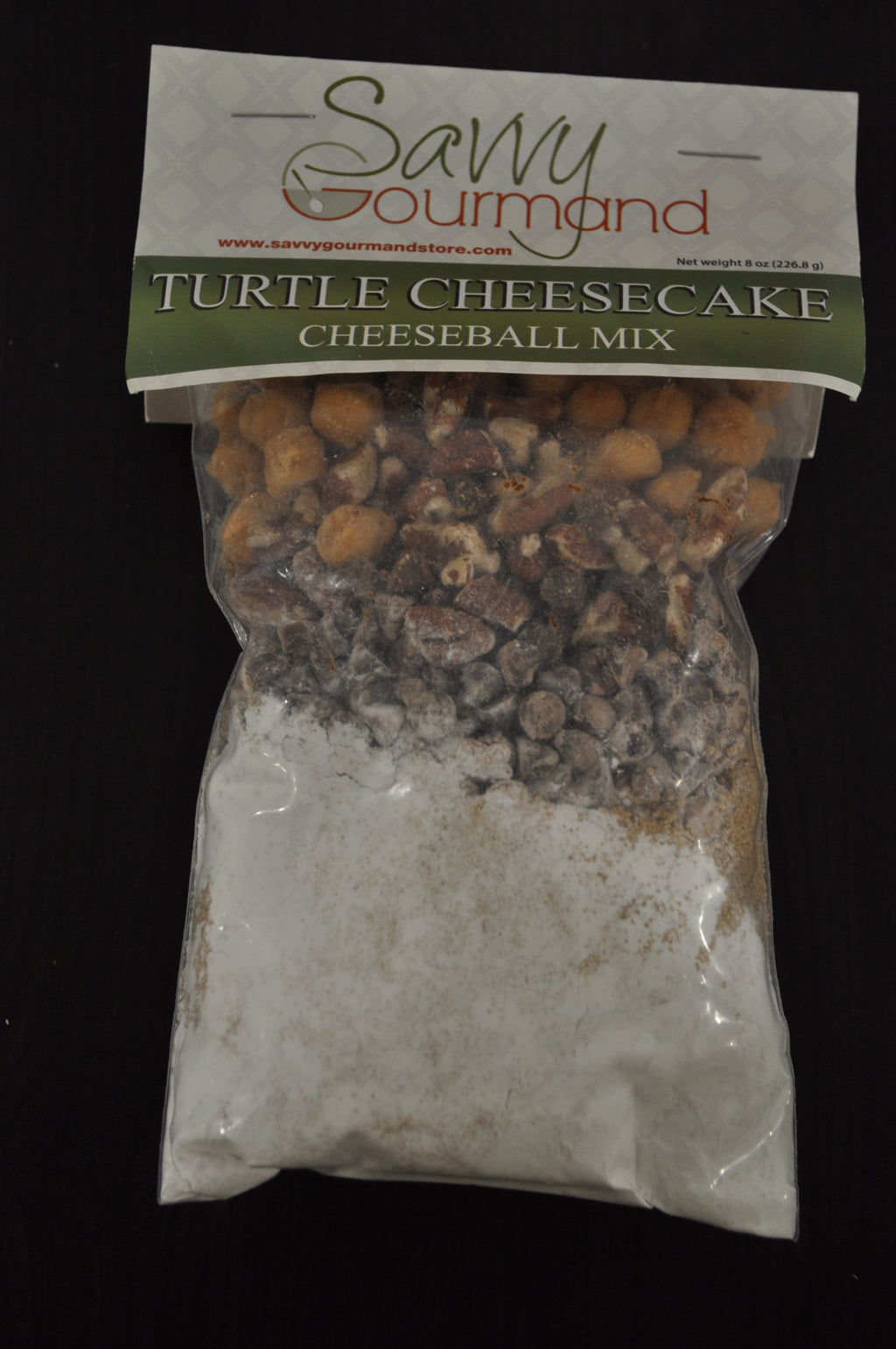 Turtle Cheesecake Cheeseball Mix