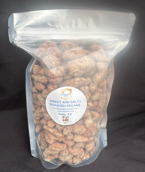 Sweet and Salty Roasted Pecans