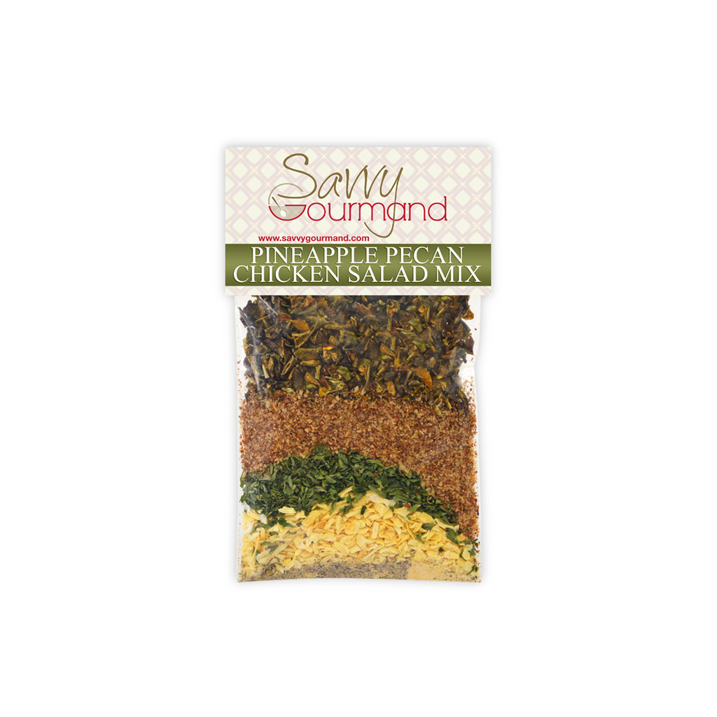 Pineapple Pecan Chicken Salad Cheeseball Mix