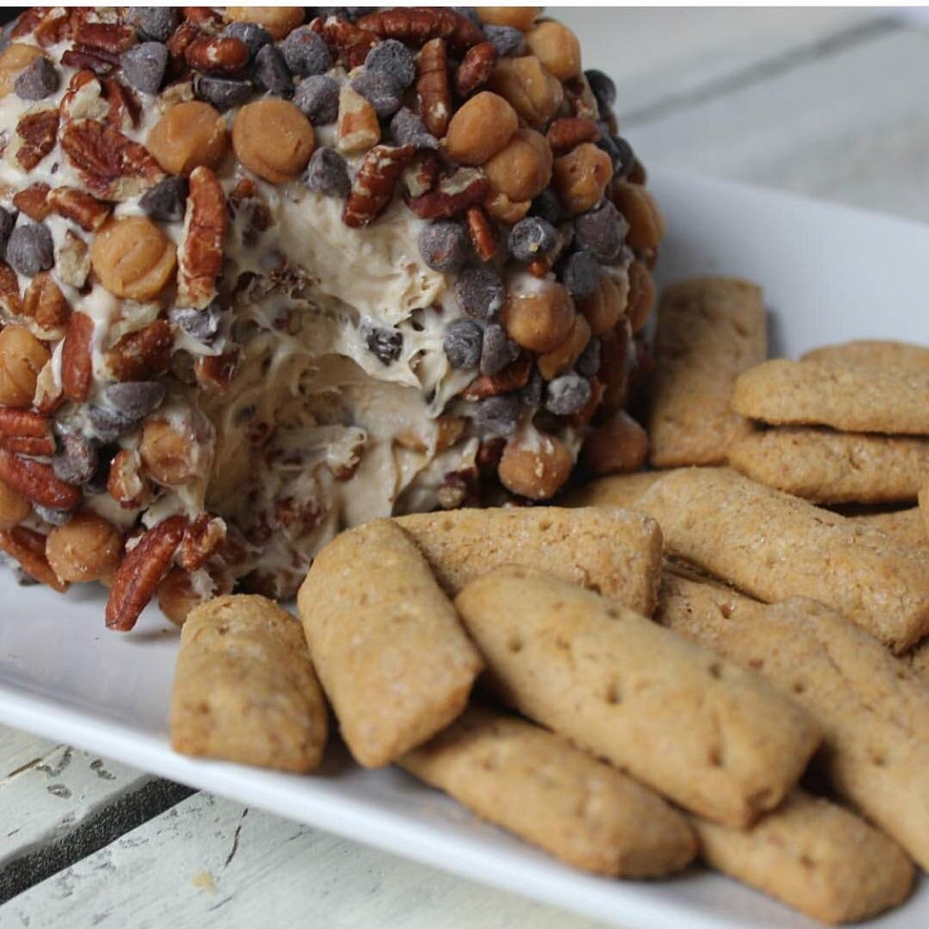Turtle Cheesecake Cheeseball Mix
